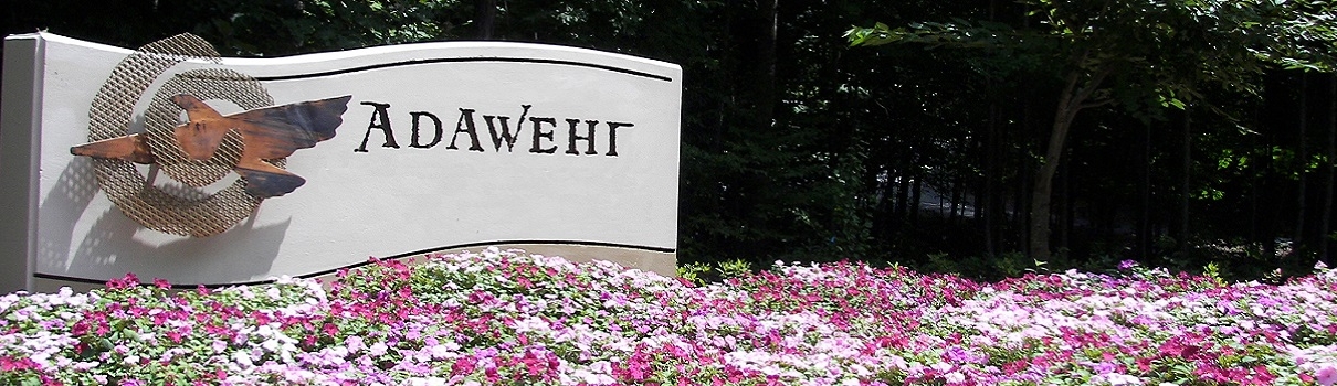 Adawehi Entrance Sign